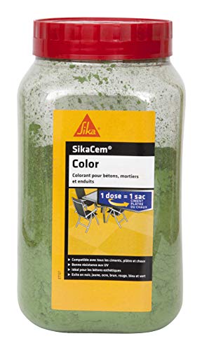 Sikacim Color – Farbstoffe in Pulverform für Zement, Kalk und Gips, grün, 73603 von Sika