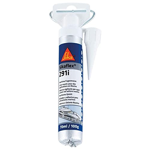 Sika – Dichtstoff – Sikaflex-291i Weiß – ideal für den Marinebereich – hochelastisch und überlackierbar – geruchsarm – 70 ml von Sika
