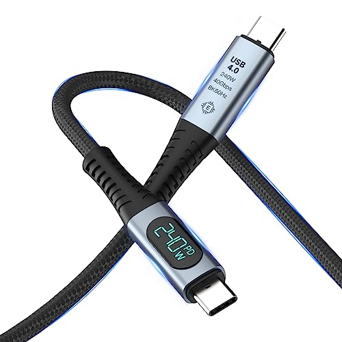 Sikai Thunderbolt 3 Kabel mit Display 1M - USB C Kabel mit Display 240W Leistung & 40Gbit/s Datentransfer schnell Ladekabel mit Anzeige Kompatibel mit iPhone 15 Macbook Pro/Air iPad Pixel Sikai Thunderbolt 3 Kabel mit Display 1M - USB C Kabel mit Display 240W Leistung & 40Gbit/s Datentransfer schnell Ladekabel mit Anzeige Kompatibel mit iPhone 15 Macbook Pro/Air iPad Pixel von Sikai