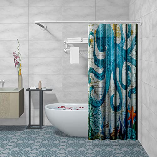 Sikaiqi Dehnbare 304 Edelstahl L-Form Badezimmer Badewanne Ecke Duschvorhangstange (Weiß 60-133 cm x 60-133 cm), bohrfreie Installation, f¨¹r Badezimmer, Bekleidungsgeschäft, Privatraum von Sikaiqi