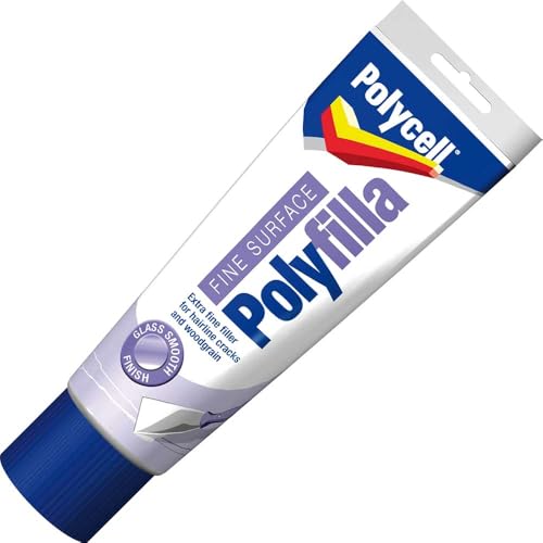 Polycell PLCFS400GS Spachtelröhre für feine Oberflächen, 400 g, gebrochenes Weiß (Verpackung kann variieren) von Polycell