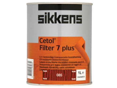 Sikkens 1L Cetol Filter 7-Plus, durchscheinende Holzbeize, Teak SIKCF7PT von Sikkens