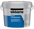 Sikkens Alpha Fassadenfarbe weiß, 10 Liter von Sikkens