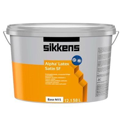 Sikkens Alpha Latex Satin SF weiß, 12,5 Liter von Sikkens
