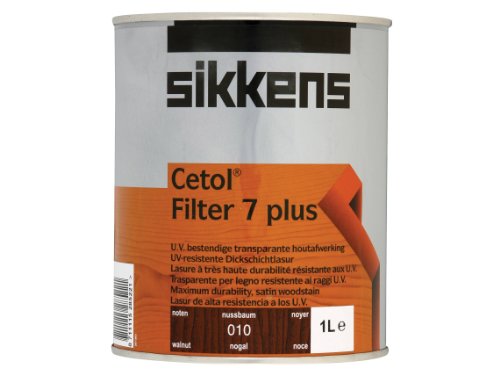 Sikkens 1L Cetol Filter 7-plus, durscheinende Holzbeize, Walnuss, SIKCF7PW von Sikkens