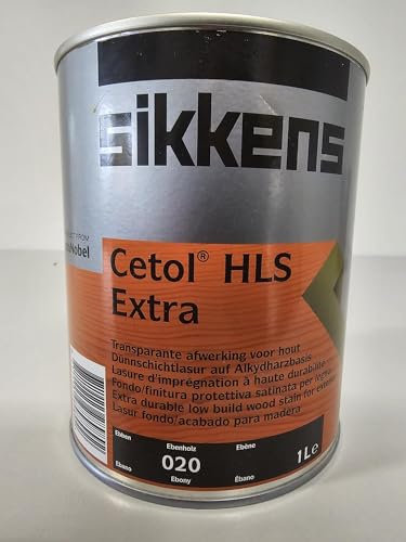 Sikkens Cetol HLS Extra - Alkydharz Speziallasur für außen 1 Liter Ebenholz 020 von Sikkens