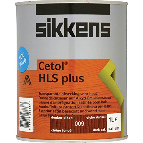 Sikkens Cetol HLS Plus Translucent Wood Stain Dark Oak 1 Litre von Sikkens