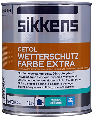 Sikkens Cetol Wetterschutzfarbe 1,000 L, Weiß von Sikkens