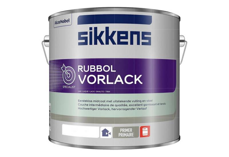 Sikkens Holzgrundierung RUBBOL VORLACK - 2.5 LTR (WEISS) von Sikkens