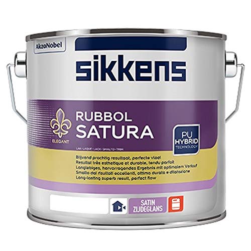 Sikkens Rubbol Satura- kratzfester Weiß Seidenglanzlack,1 Liter von Sikkens