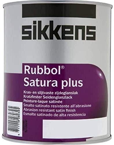 Sikkens Rubbol Satura Plus, 2,5 L., Weiß Seidenglanz, kratzfester Seidenglanzlack von Sikkens