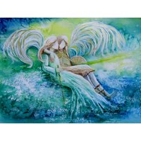 Erzengel Michael & Raphael Ein Starkes Team Wandbild Engelbild Silwiartatelier Engelkarte Xl Geschenkidee Archangel Guardian Angel Erzengel Michael & Raphael Ein Starkes Team Wandbild Engelbild Silwiartatelier Engelkarte Xl Geschenkidee Archangel Guardian Angel von SilWiArtAtelier