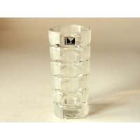70Er Triangular Driburg Kristall Vase Glas Klar West Germany Kristallglas Satiniert Durchsichtig Mid Century Design Skandi Style 70Er Triangular Driburg Kristall Vase Glas Klar West Germany Kristallglas Satiniert Durchsichtig Mid Century Design Skandi Style von SilaVintageandmore