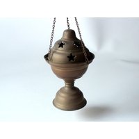 Altes Weihrauchgefäß Weihrauchbrenner Räuchergefäß Messing Vintage Turibulum Mid Century Brass 60Er 70Er Incense Smoker Altes Weihrauchgefäß Weihrauchbrenner Räuchergefäß Messing Vintage Turibulum Mid Century Brass 60Er 70Er Incense Smoker von SilaVintageandmore