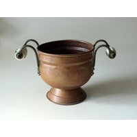Dekorative Jardiniere Vintage Blumentopf Kupfer Übertopf Mid Century Pflanzer 1960Er Boho Copper Kettle Handarbeit Dekorative Jardiniere Vintage Blumentopf Kupfer Übertopf Mid Century Pflanzer 1960Er Boho Copper Kettle Handarbeit von SilaVintageandmore
