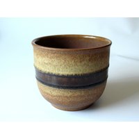 Interessanter Blumentopf Fat Lava Keramik Vintage Ocker Braun Dunkelbraun Übertopf 70S Mid Century Planter Wgp Brown Beige Interessanter Blumentopf Fat Lava Keramik Vintage Ocker Braun Dunkelbraun Übertopf 70S Mid Century Planter Wgp Brown Beige von SilaVintageandmore
