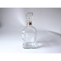 Organisch Geformte Karaffe Vintage Mit Stöpsel Glas Traditionelle Durchsichtig Klar Whiskey Schnaps Organisch Geformte Karaffe Vintage Mit Stöpsel Glas Traditionelle Durchsichtig Klar Whiskey Schnaps von SilaVintageandmore