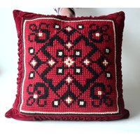 Tolles Samtkissen Dekokissen Gobelin Handgestickt Vintage Kissen Boho Mid Century German Zierkissen Pillow Handmade Tolles Samtkissen Dekokissen Gobelin Handgestickt Vintage Kissen Boho Mid Century German Zierkissen Pillow Handmade von SilaVintageandmore
