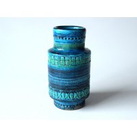 stufenvase Vintage Keramik Rimini Blue Italian Art Mid Century Italy 1960S 70S Vase Handmade Mediteran Betossi Bitossi stufenvase Vintage Keramik Rimini Blue Italian Art Mid Century Italy 1960S 70S Vase Handmade Mediteran Betossi Bitossi von SilaVintageandmore