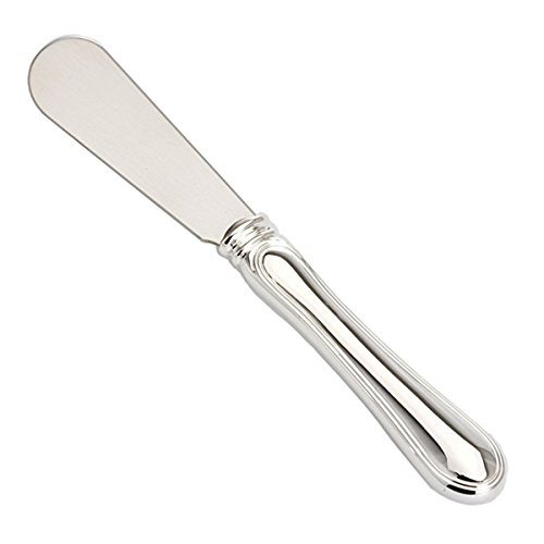 SILBERKANNE Vorspeise- und Dessertmesser Buttermesser 15x12 cm Premium Silber Plated edel versilbert in Top Verarbeitung von SILBERKANNE