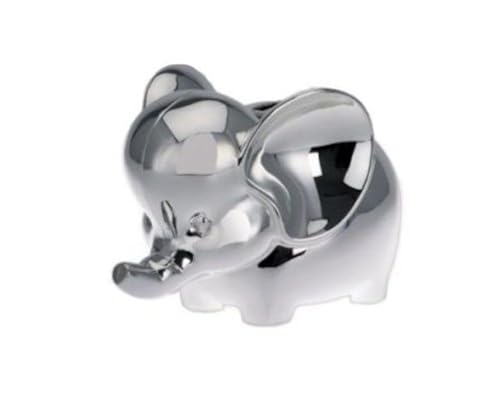 SILBERKANNE Spardose Sparbüchse Elefant H 11cm Premium Silber Plated edel versilbert in Top Verarbeitung von SILBERKANNE