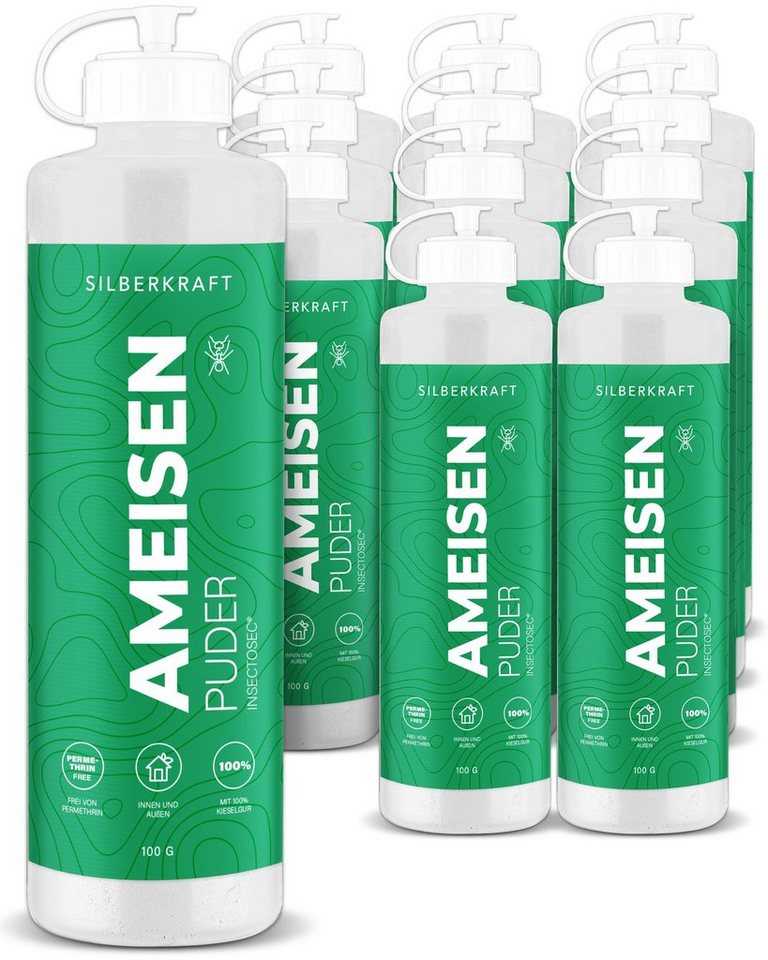 Silberkraft Ameisengift Anti Ameisenpulver - Ameisenpuder, 100 g, 12-St. von Silberkraft