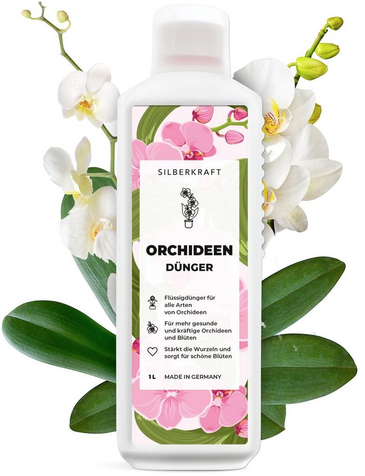 Silberkraft Blumendünger Orchideen Dünger für alle Arten von Orchideen, 1-St., Optimale Düngung speziell für Orchideen von Silberkraft