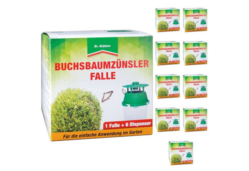 Silberkraft Insektenfalle Buchsbaumzünsler-Falle: Befallserkennung und Schädlingsüberwachung, Enthält spezifischen Lockstoff für männliche Buchsbaumzünsler Silberkraft Insektenfalle Buchsbaumzünsler-Falle: Befallserkennung und Schädlingsüberwachung, Enthält spezifischen Lockstoff für männliche Buchsbaumzünsler von Silberkraft