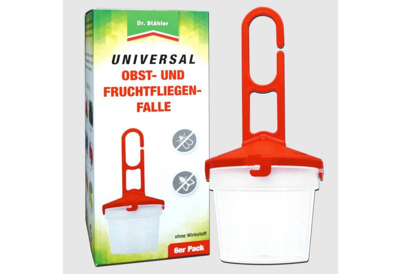 Silberkraft Insektenfalle Universal Obst- und Fruchtfliegenfalle - Lockstoff gegen Fruchtfliegen von Silberkraft