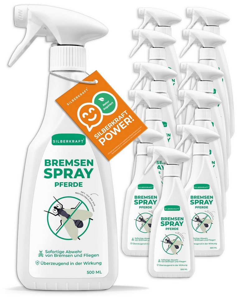 Silberkraft Insektenspray Bremsen-Spray für Pferde, 500 ml, 12-St. von Silberkraft