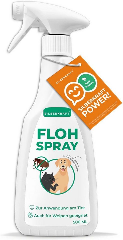 Silberkraft Insektenspray Flohspray Hunde & Katzen, 500 ml, 1-St. von Silberkraft