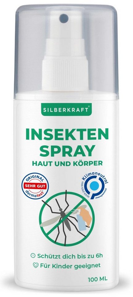 Silberkraft Insektenspray Insektenspray Haut & Körper, 100 ml, 1-St. von Silberkraft