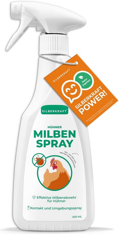 Silberkraft Insektenspray Milbenspray Hühner, 500 ml, 1-St. von Silberkraft