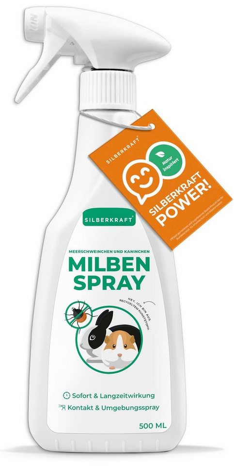 Silberkraft Insektenspray Milbenspray Meerschweinchen & Kaninchen, 500 ml, 1-St. von Silberkraft