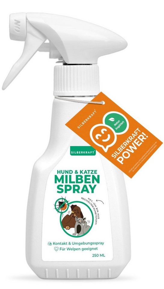 Silberkraft Insektenspray Milbenspray für Hunde & Katzen, 250 ml, 1-St. von Silberkraft