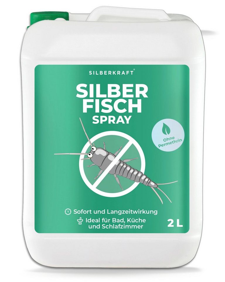 Silberkraft Insektenspray Silberfischspray - Silberfische / Papierfische bekämpfen, 2000 ml, 1-St. von Silberkraft
