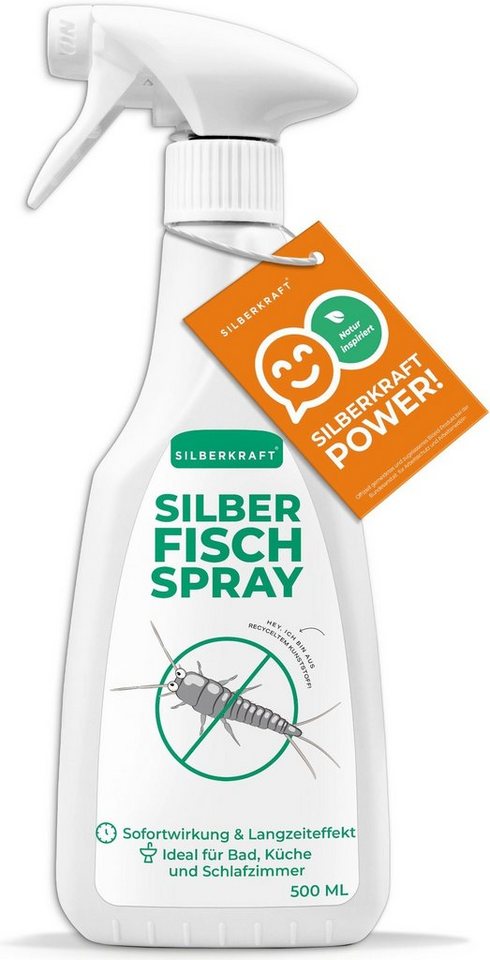 Silberkraft Insektenspray Silberfischspray - Silberfische / Papierfische bekämpfen, 500 ml, 1-St. von Silberkraft