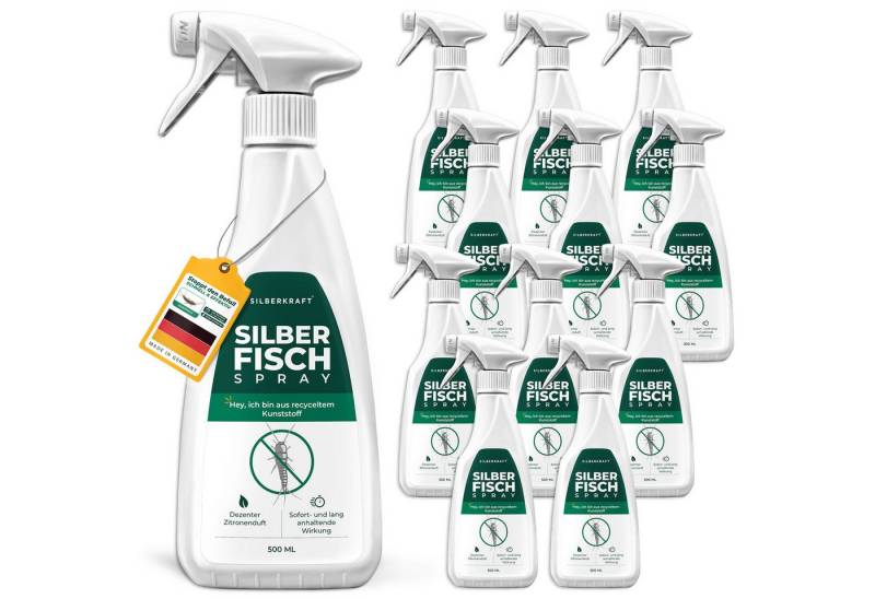 Silberkraft Insektenspray Silberkraft Silberfischspray - Silberfische, Papierfische vertreiben, 500 ml, 12-St., gegen Silberfrische, Papierfische, mit Zitronenduft, Repellent Silberkraft Insektenspray Silberkraft Silberfischspray - Silberfische, Papierfische vertreiben, 500 ml, 12-St., gegen Silberfrische, Papierfische, mit Zitronenduft, Repellent von Silberkraft