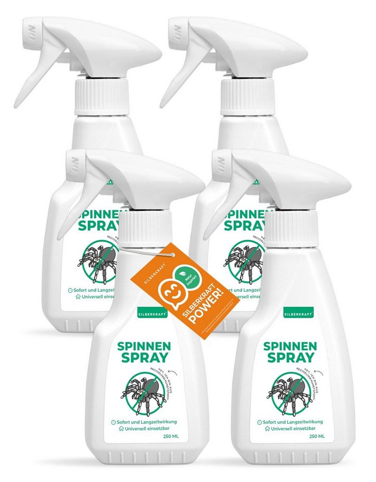 Silberkraft Insektenspray Spinnenspray, 250 ml, 4-St. von Silberkraft