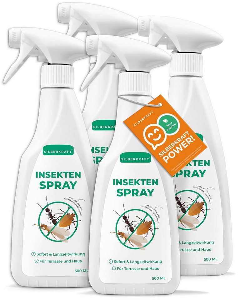 Silberkraft Insektenspray Universal Insektenspray, 500 ml, 4-St. von Silberkraft