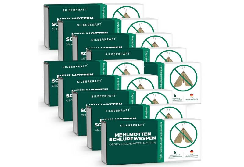 Silberkraft Insektenvernichter Mehlmottenschlupfwespen, biologische Motten- und Larvenbekämpfung, Mehlmotten, Dörrobstmotten, Speichermotten, Getreide- und Wachsmotten Silberkraft Insektenvernichter Mehlmottenschlupfwespen, biologische Motten- und Larvenbekämpfung, Mehlmotten, Dörrobstmotten, Speichermotten, Getreide- und Wachsmotten von Silberkraft