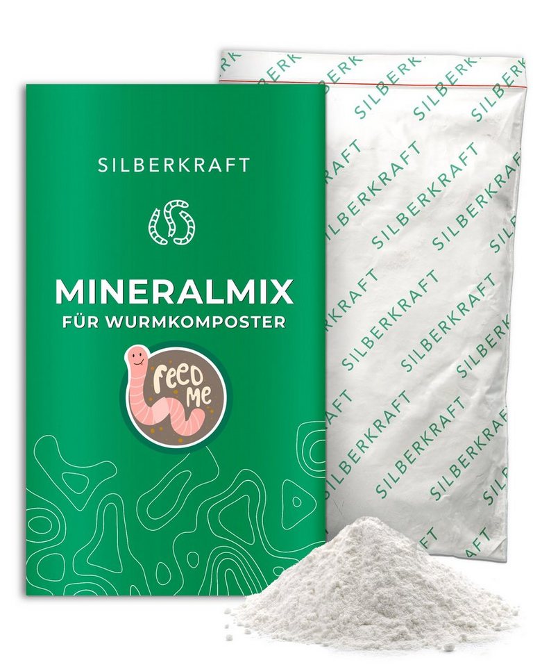 Silberkraft Komposter Wurmfutter / Mineral-Mix, (1 St), für Wurmkomposter und Kompost-Würmer von Silberkraft
