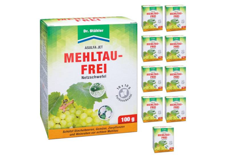 Silberkraft Pflanzen-Pilzfrei Asulfa® Jet Mehltau-Frei: Effektiver Schutz gegen Mehltau und Milben, 1000 g, 100-St., Netzschwefelhaltiges Mittel, Wirkt auch gegen Spinn- & Rostmilben von Silberkraft