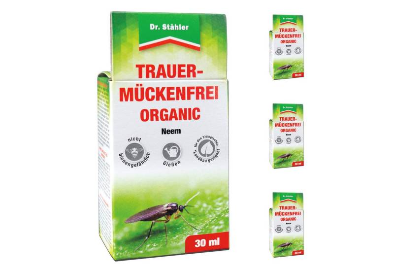 Silberkraft Pflanzendünger Trauermücken-Frei Organic: Hochwirksames Gießmittel gegen Trauermücken, Trauermücken-Frei Organic – Wirksam im Topf & bei Jungpflanzen, 4-St., 4 x 30ml Bio-Gießmittel gegen Trauermücken Für Topf- & Aussaatkulturen, Trauermücken-Frei Organic – Bio-Gießmittel gegen Larven & Schädlinge von Silberkraft