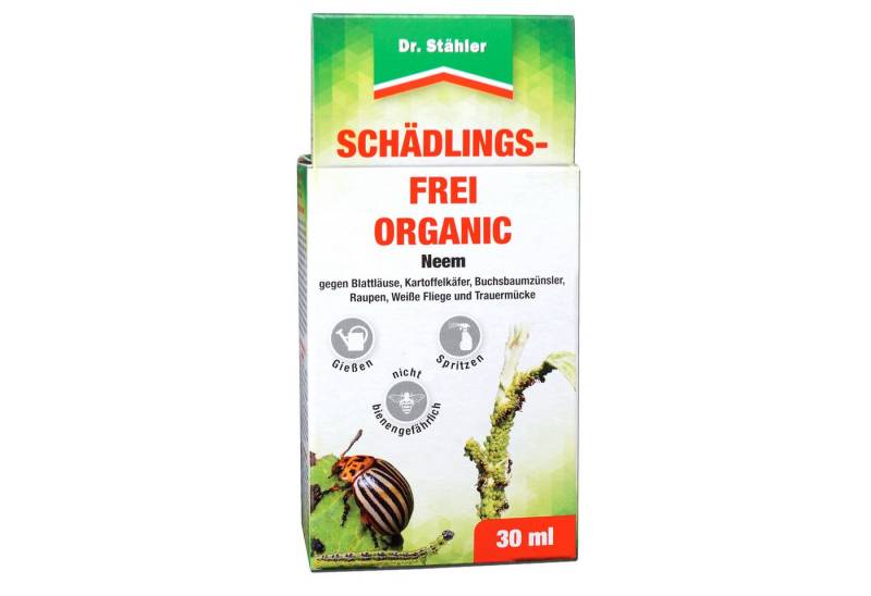 Silberkraft Pflanzenstärkungsmittel Schädlingsfrei-Organic mit Neem-Baum-Extrakt: Schutz vor Schädlingen, Schädlingsmittel Organic Mit Neem-Extrakt für gesunde Pflanzen, 1-St., 30 ml Neem-Pflanzenschutz Biologisch wirksam bei Schädlingsbefall, Schädlingsfrei-Organic – Pflanzenschutz mit Neem gegen Schädlinge von Silberkraft