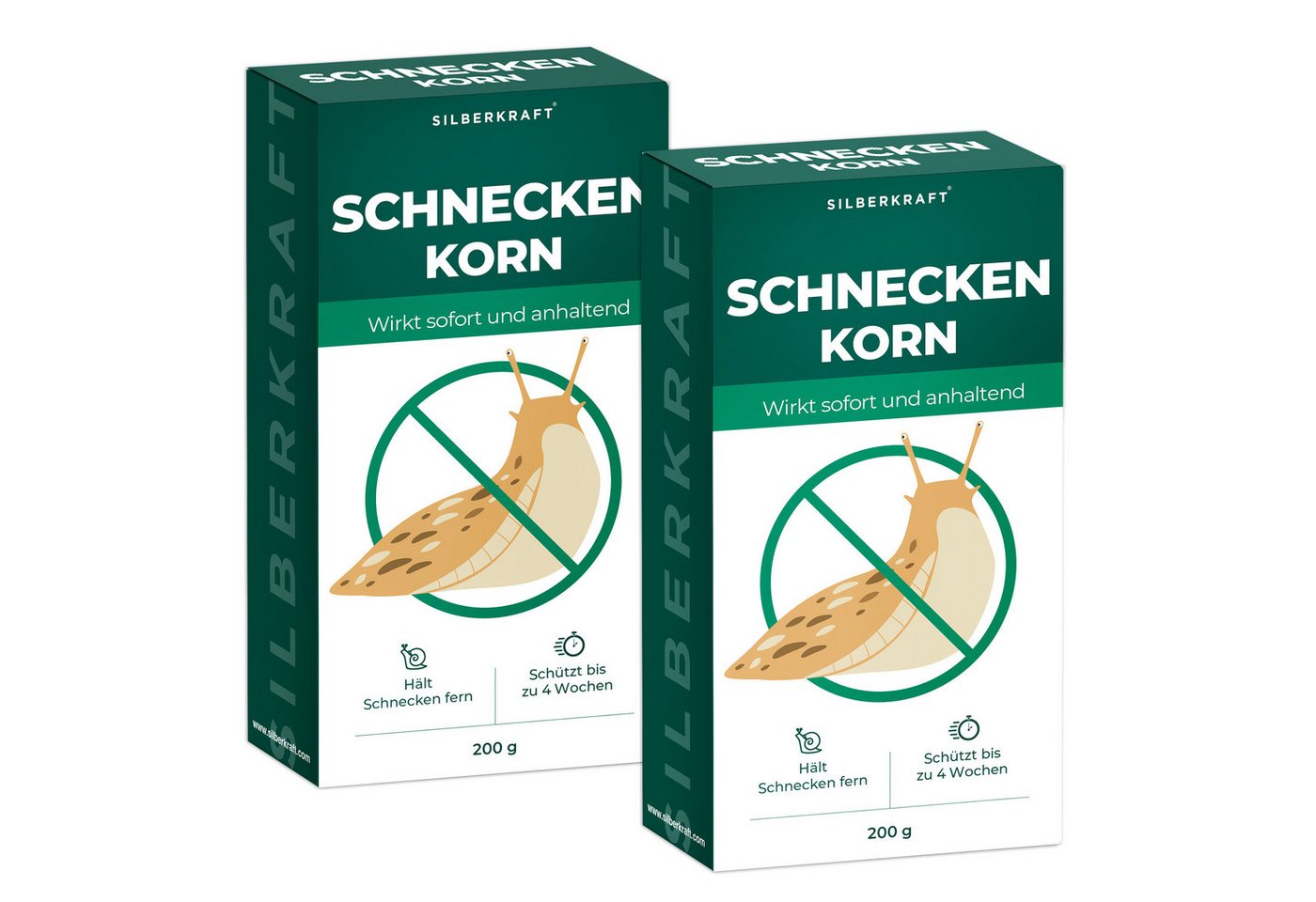Silberkraft Pflanzenstärkungsmittel Silberkraft Schneckenkorn, Regenfest & Schimmelfrei, Effektiver Schutz, 2-St., Schneckengranulat, Schnecken-frei für Garten, Gemüsebeet & Hochbeet Silberkraft Pflanzenstärkungsmittel Silberkraft Schneckenkorn, Regenfest & Schimmelfrei, Effektiver Schutz, 2-St., Schneckengranulat, Schnecken-frei für Garten, Gemüsebeet & Hochbeet von Silberkraft