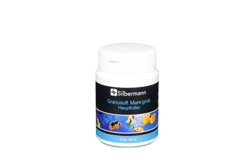 Silbermann Granusoft Mare - Hauptfutter für Meerwasserfische fein oder grob (250 ml grob) von Silbermann