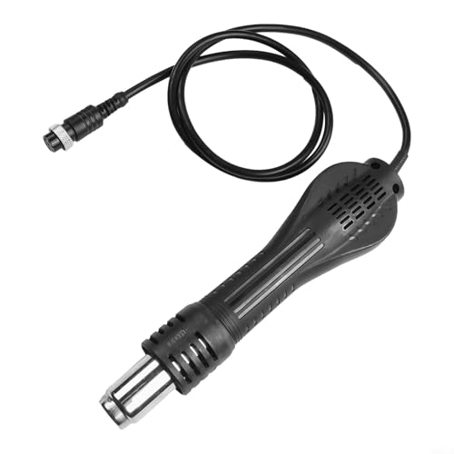 12 V 24 V Schweißtischgriff Ersatz kompatibel mit 858A 858D Lötstationen, mit hitzebeständigem Design und Kunststoff-Metallmaterialien (24 V) von Sileduove