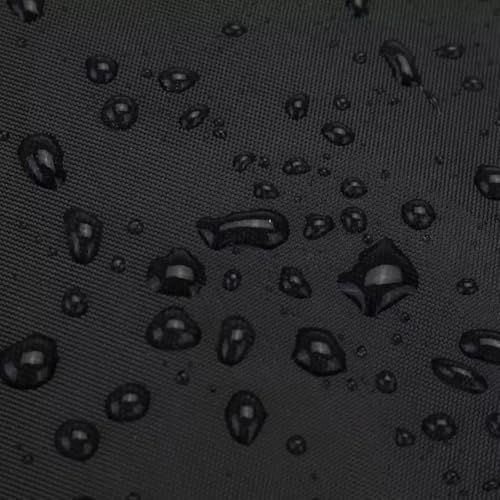 210D/420D Oxford Tuch Grillabdeckung entworfen für 10697 Tischgrill, blockiert Staub, Regen und Wind mit verstellbarem Kordelzug, um eine sichere und enge Passform bei Sturm zu erhalten (210D) von Sileduove