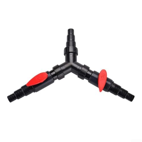 3-Wege-Wasserrohr-Adapter für Aquariumpumpen sorgt für sichere und auslaufsichere Verbindungen (02F) von Sileduove
